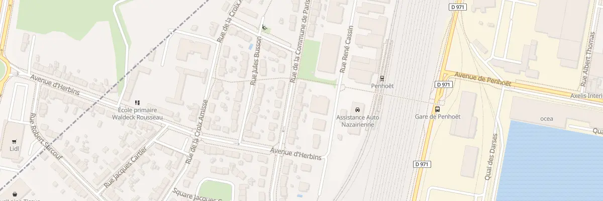 Plan du 24 Rue de la Commune de Paris à Saint-Nazaire