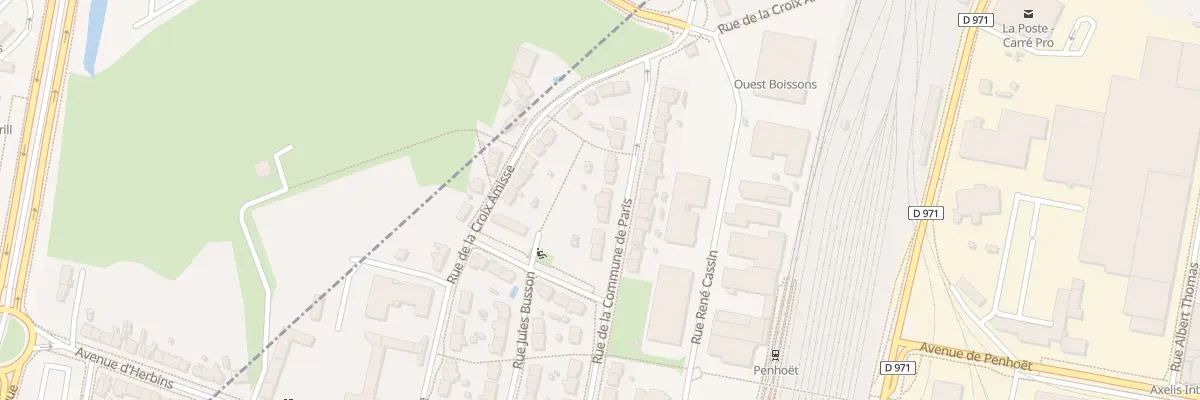 Plan du 29 Rue de la Commune de Paris à Saint-Nazaire