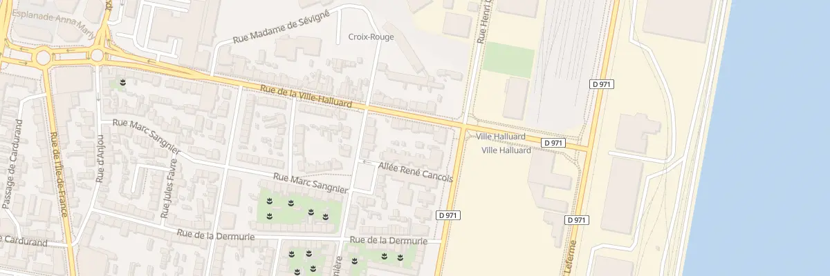 Plan du 13 Rue de la Ville Halluard à Saint-Nazaire