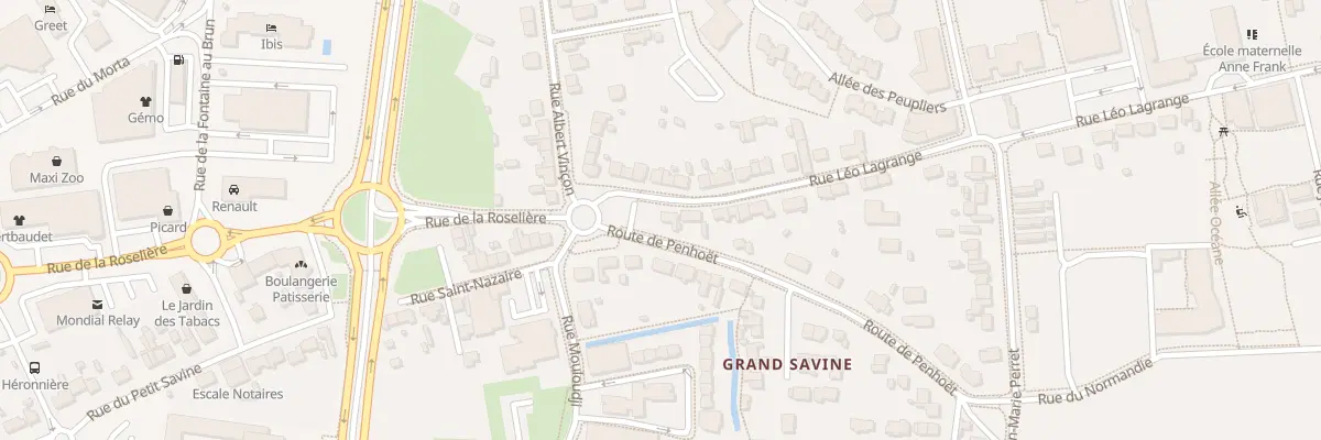 Plan du 6 Rue Léo Lagrange à Trignac