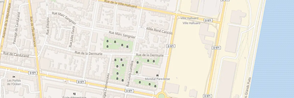 Plan du 16 Rue de la Dermurie à Saint-Nazaire