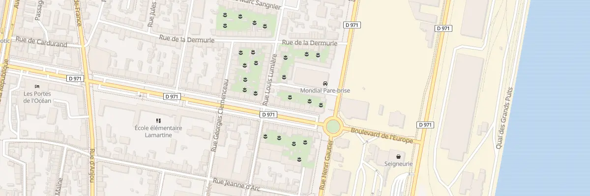 Plan du 10 Bd de la Libération à Saint-Nazaire