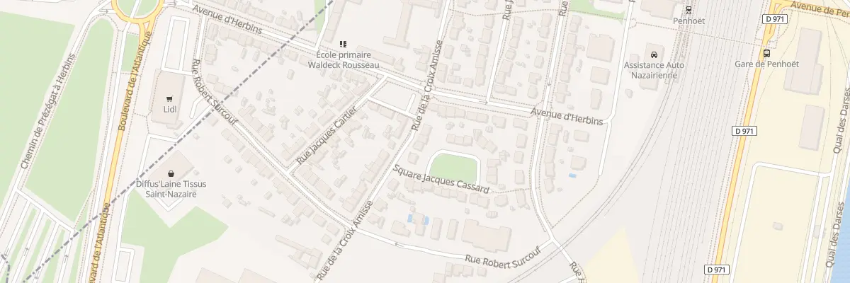 Plan du 96 Rue de la Croix Amisse à Saint-Nazaire