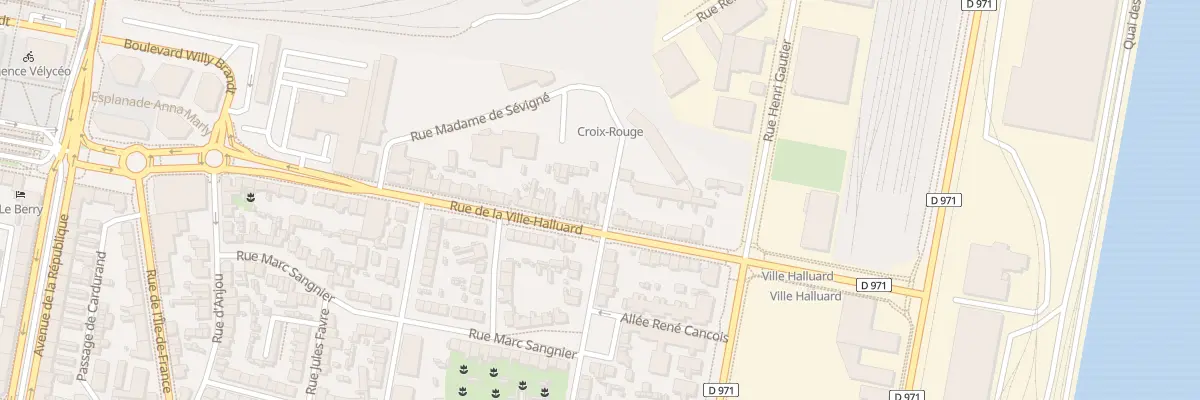 Plan du 20 Rue de la Ville Halluard à Saint-Nazaire