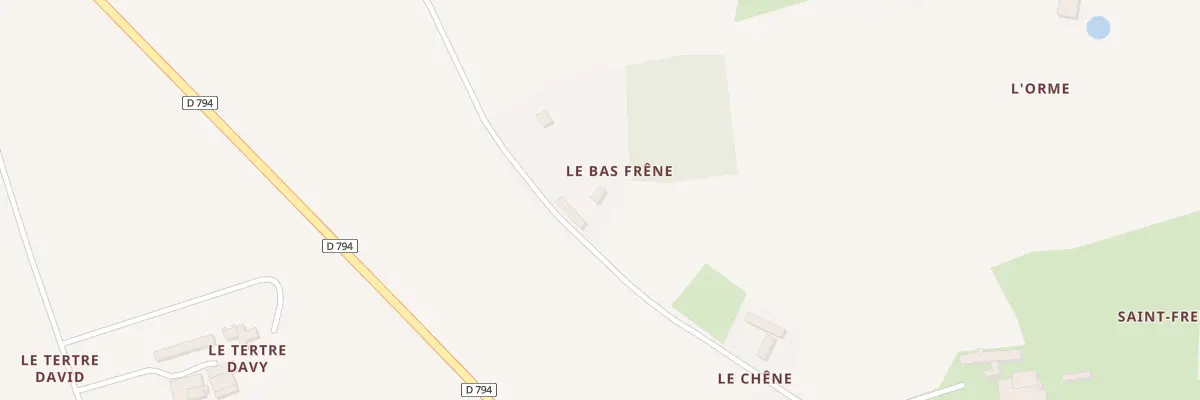 Plan du 6273F Le Frêne à Plancoët