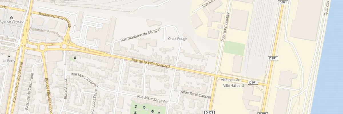 Plan du 22 Rue de la Ville Halluard à Saint-Nazaire