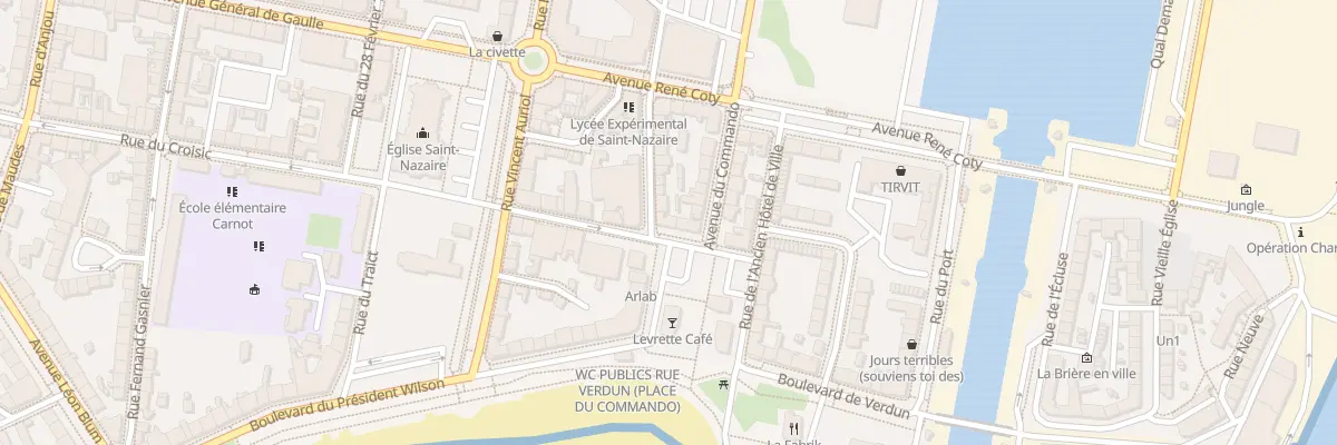 Plan du 4 Pl du Commando à Saint-Nazaire