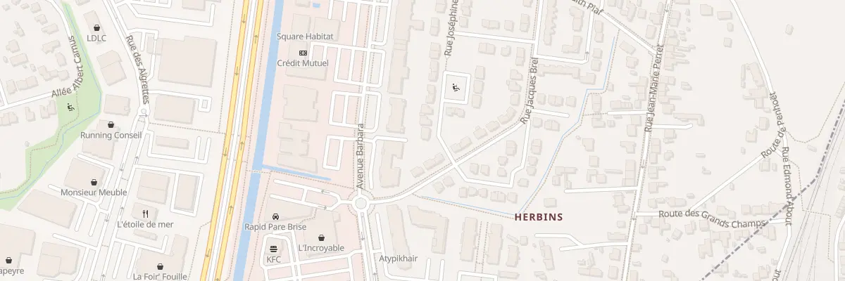 Plan du 1 Rue Joséphine Baker à Trignac