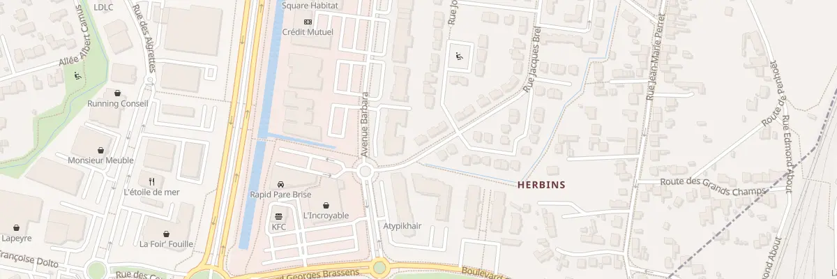 Plan du 1 Rue Jacques Brel à Trignac