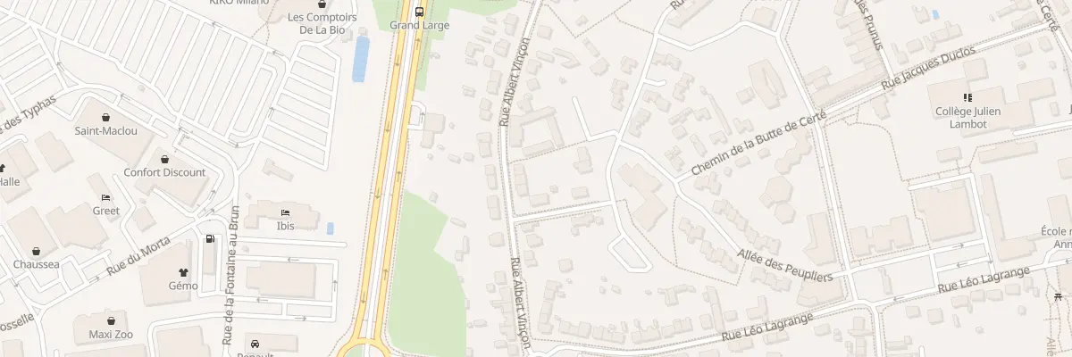 Plan du 37 Rue Albert Vinçon à Trignac