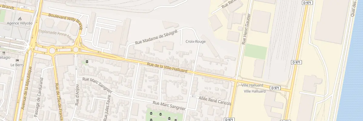 Plan du 28 Rue de la Ville Halluard à Saint-Nazaire