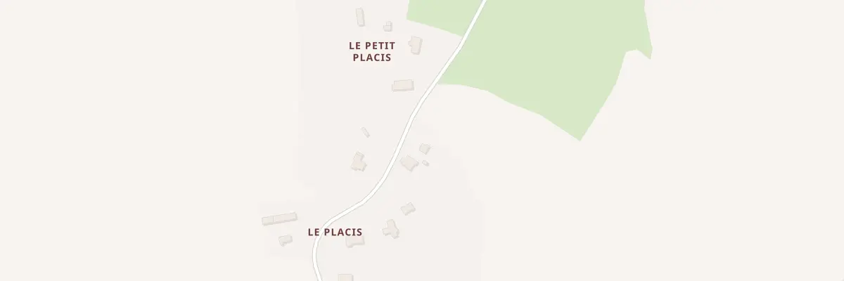 Plan du 22 Le Placis à Créhen