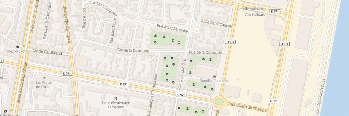 Plan du 17 Rue de la Dermurie à Saint-Nazaire