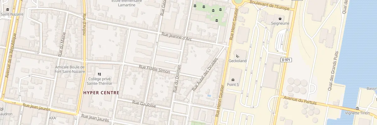 Plan du 44 Rue du Dolmen à Saint-Nazaire