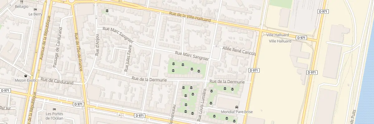 Plan du 19 Rue Marc Sangnier à Saint-Nazaire