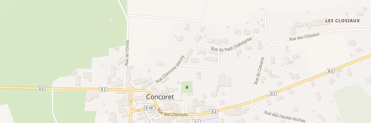 Plan du 3 Res du Verger à Concoret