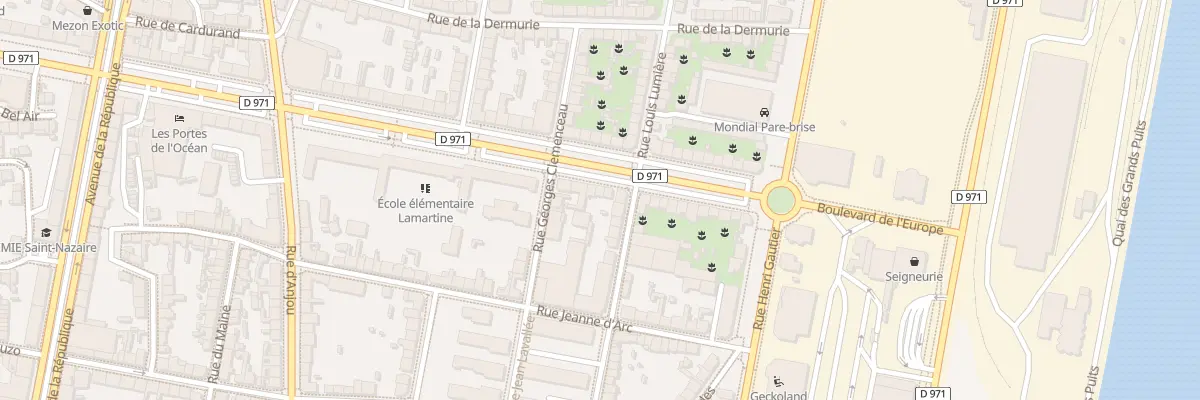 Plan du 23 Bd de la Libération à Saint-Nazaire