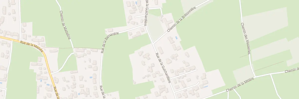 Plan du 25 Rue de la Guichardière à La Plaine-sur-Mer