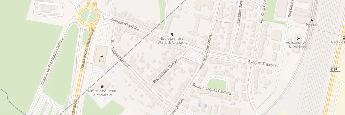 Plan du 8 Rue Jacques Cartier à Saint-Nazaire