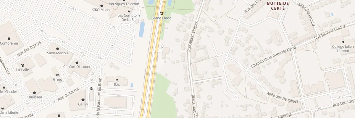 Plan du 38 Rue Albert Vinçon à Trignac