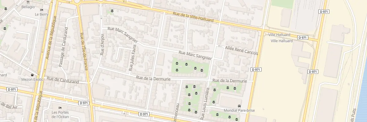 Plan du 23 Rue Marc Sangnier à Saint-Nazaire