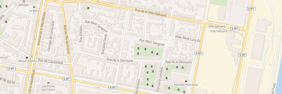 Plan du 25 Rue Marc Sangnier à Saint-Nazaire
