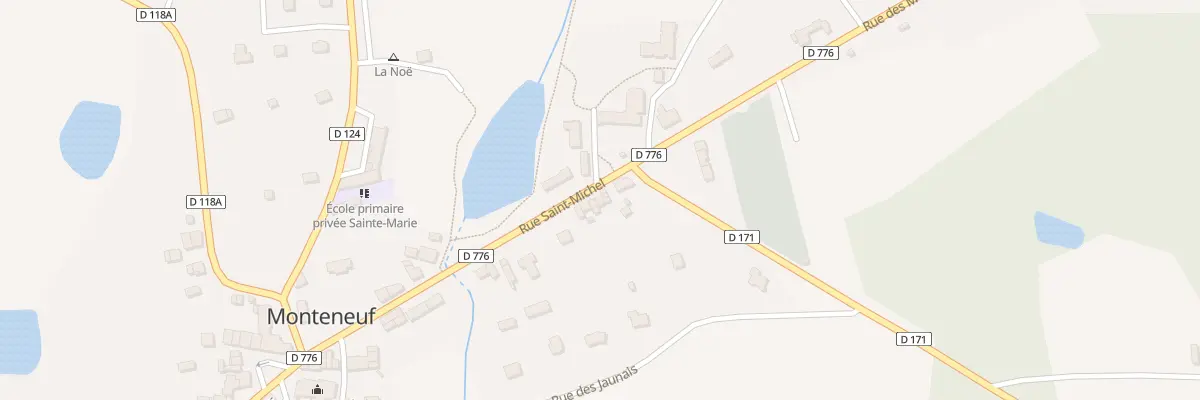 Plan du 24 Rue Saint Michel à Monteneuf