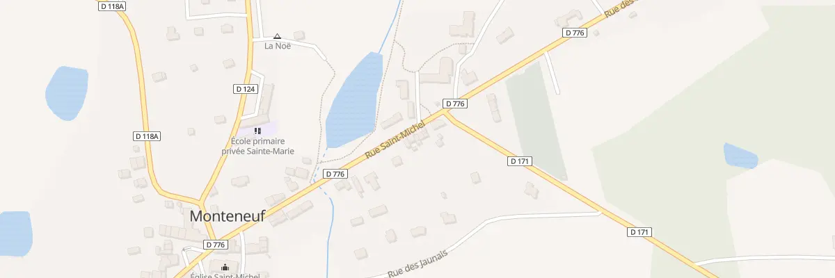 Plan du 22 Rue Saint Michel à Monteneuf