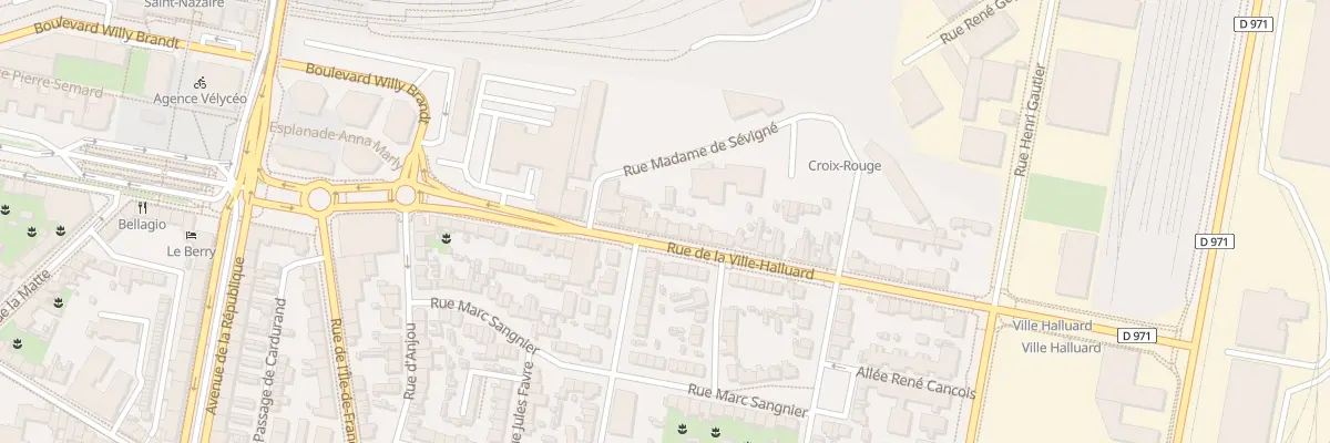 Plan du 50 Rue de la Ville Halluard à Saint-Nazaire