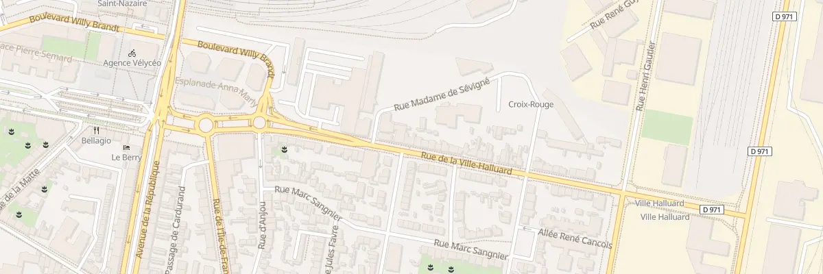 Plan du 52 Rue de la Ville Halluard à Saint-Nazaire