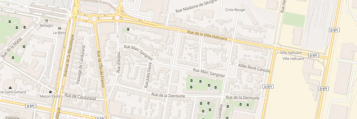 Plan du 28 Rue Marc Sangnier à Saint-Nazaire