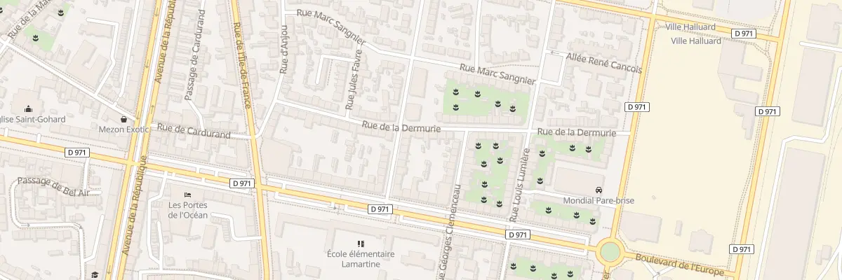 Plan du 33 Rue de la Dermurie à Saint-Nazaire
