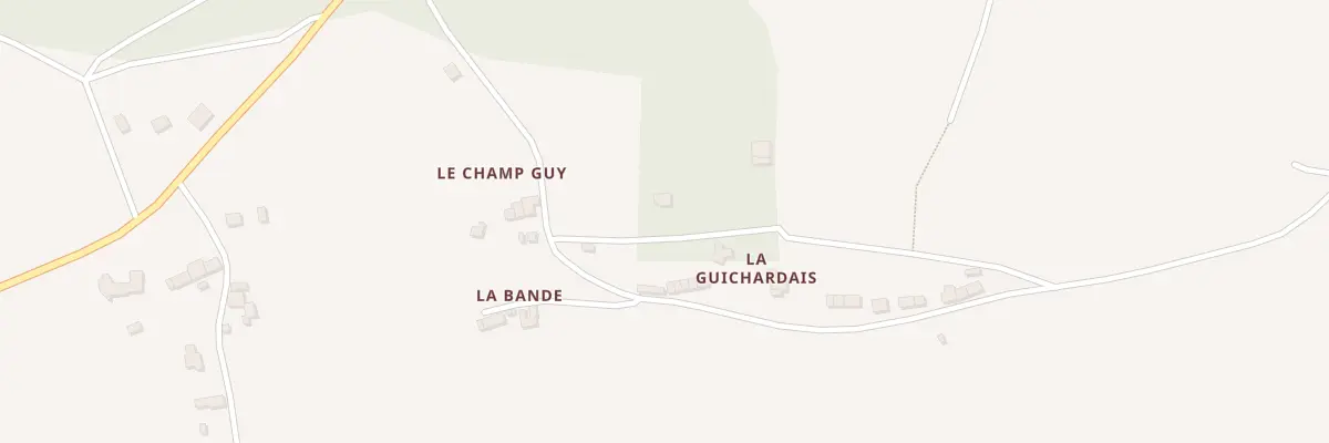 Plan du 6108 Le Champ Guy à Béganne