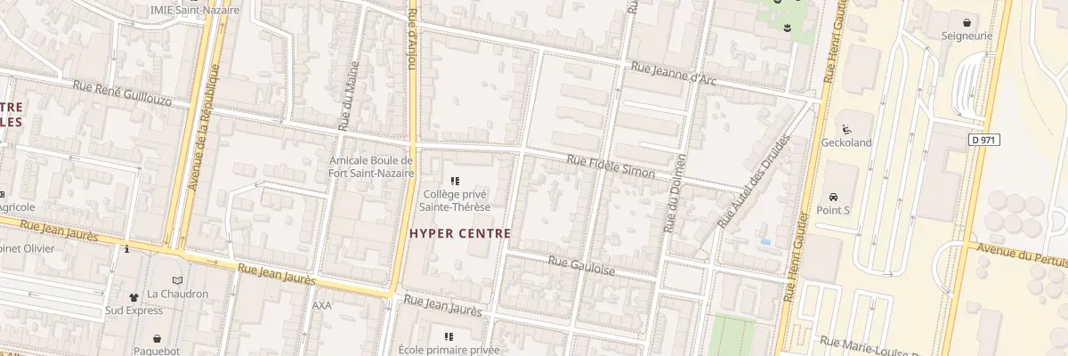 Plan du 94 Rue Roger Salengro à Saint-Nazaire