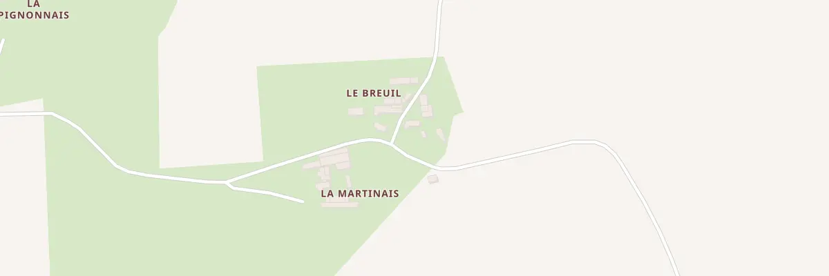 Plan du 2 Le Breuil à Plumaugat