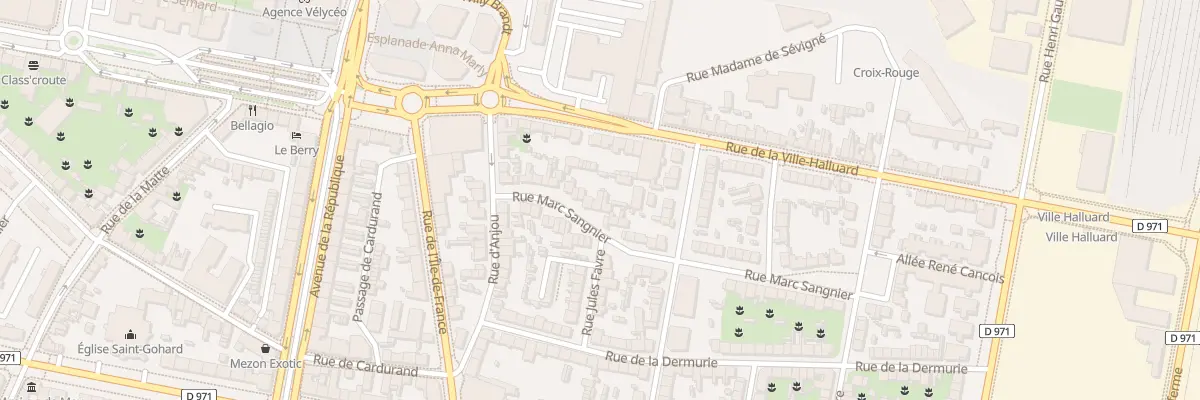 Plan du 44 Rue Marc Sangnier à Saint-Nazaire