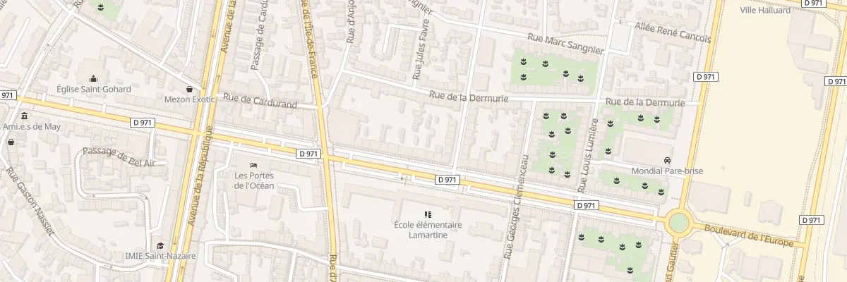 Plan du 48 Bd de la Libération à Saint-Nazaire