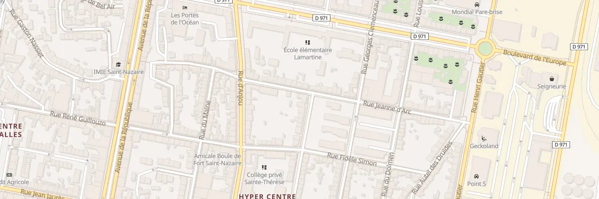 Plan du 115 Rue Roger Salengro à Saint-Nazaire