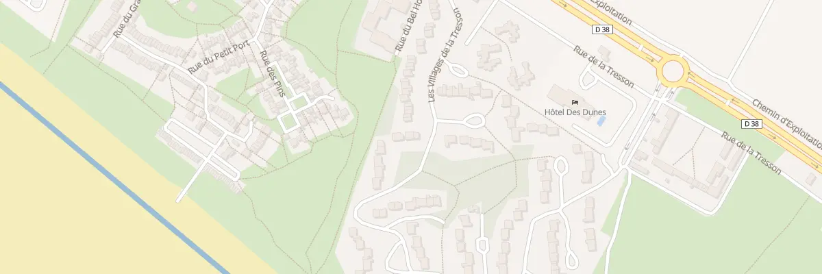 Plan du 45 Les Villages de la Tresson à La Guérinière