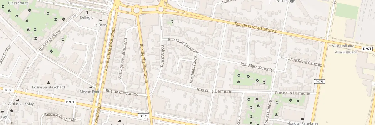 Plan du 9 Rue Jules Favre à Saint-Nazaire
