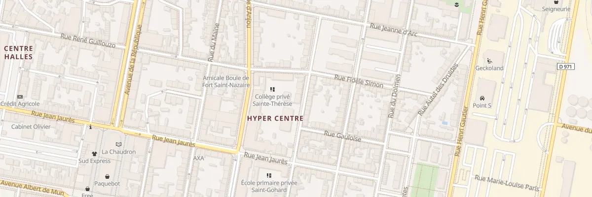 Plan du 87 Rue Roger Salengro à Saint-Nazaire