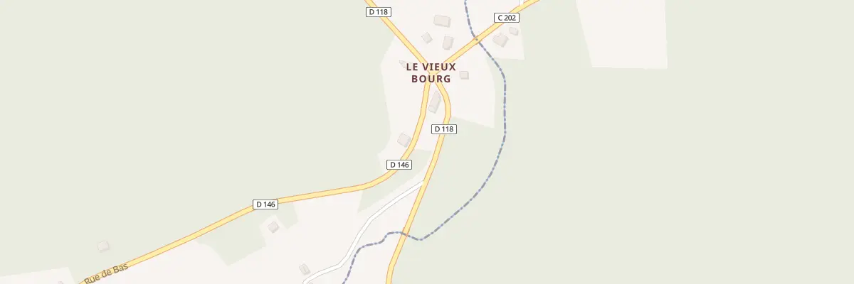 Plan du 2 Le Vieux Bourg à Tréal