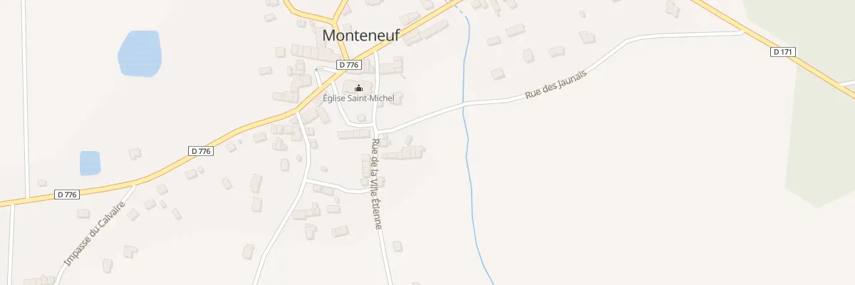 Plan du 5272 Rue de la Ville Etienne à Monteneuf