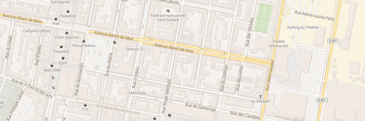 Plan du 58B Rue Roger Salengro à Saint-Nazaire