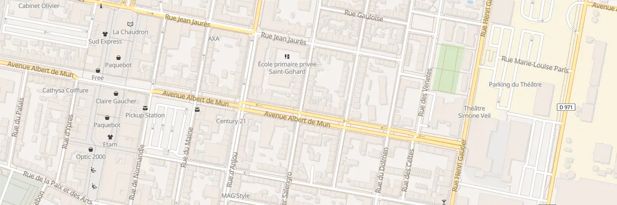Plan du 60 Rue Roger Salengro à Saint-Nazaire