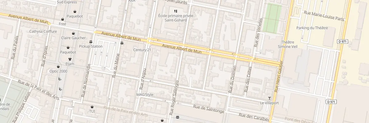 Plan du 58 Rue Roger Salengro à Saint-Nazaire