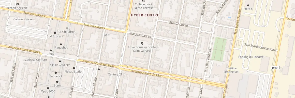 Plan du 75 Rue Roger Salengro à Saint-Nazaire