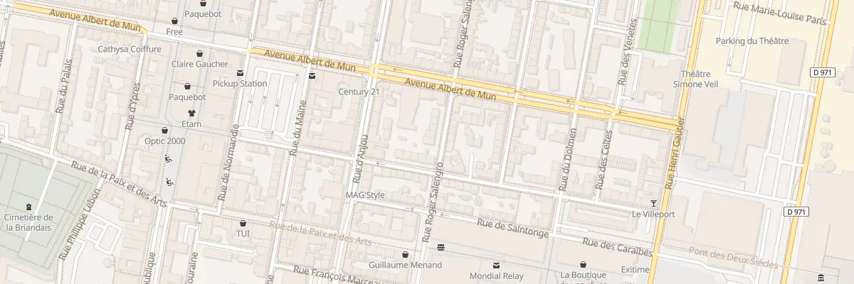 Plan du 57 Rue Roger Salengro à Saint-Nazaire