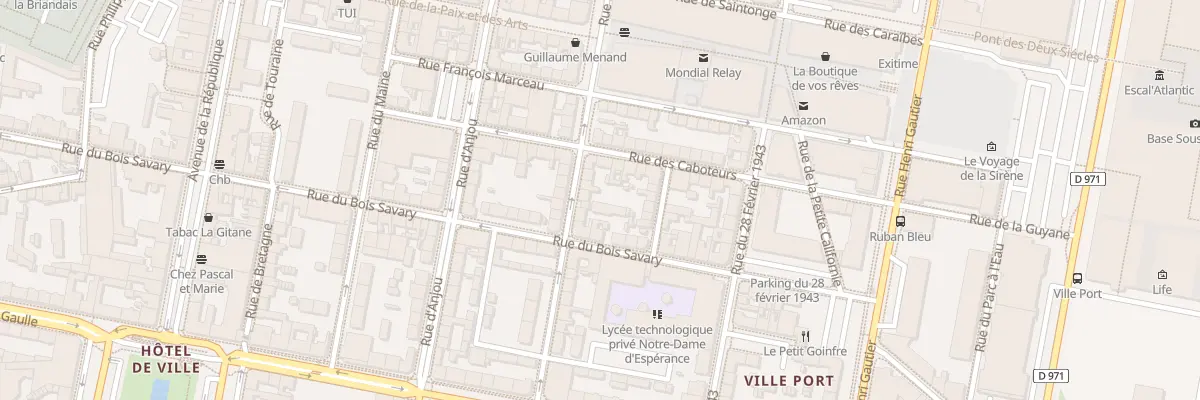 Plan du 30 Rue Roger Salengro à Saint-Nazaire
