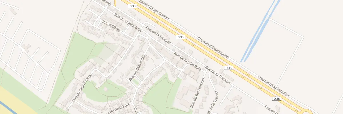 Plan du 9 Rue Bellevue à La Guérinière